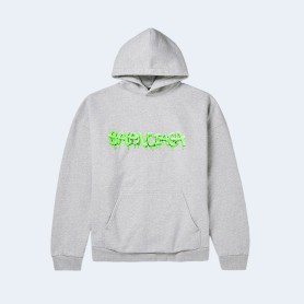 발렌시아가 슬라임 그린 로고 코튼 저지 후디