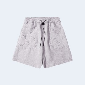 발렌시아가 파리스 드레이프 쇼츠 라이트 그레이