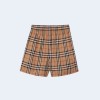 버버리 스트라이프 빈티지 사이드 화이트 체크 쇼츠