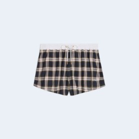 셀린느 체크 미니 쇼츠