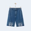로에베 아나그램 데님 코튼 버뮤다 쇼츠