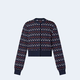 루이비통 엠보스드 모노그램 컴팩트 가디건