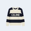 셀린느 스트라이프 코튼 오버사이즈 스웨터