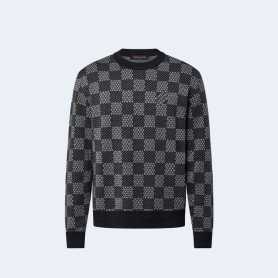 루이비통 다미에 라운드넥 울 스웨터 1AFWHY