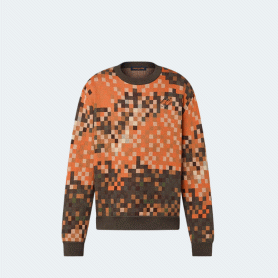 루이비통 자카드 코튼 풀오버