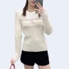 샤넬 엠브로이디드 크루넥 니트 아이보리