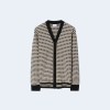 버버리 체크 코튼 블렌드 가디건