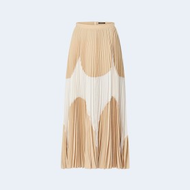 루이비통 앱스트랙트 인서트 플리티드 스커트 1AFEWF