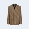 마르지엘라 하운즈투스 패턴 울 블레이저