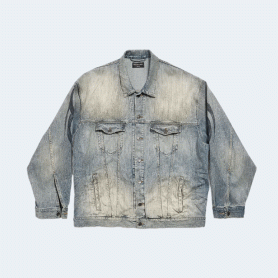 발렌시아가 Y2k 오버사이즈 재킷 라이트 블루