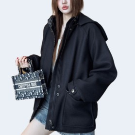 디올 후드 블루종