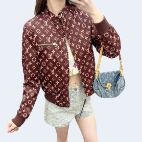 루이비통 리버시블 모노그램 봄버 재킷