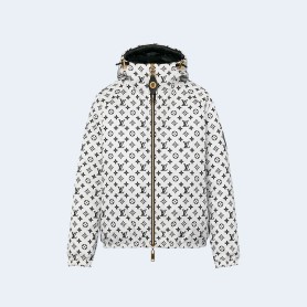 루이비통 리버서블 핀스트라이프 나일론 후디드 자켓 1ABR9A