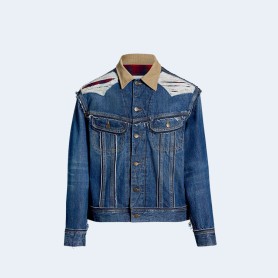 마르지엘라 인디고 블루 디스트레스 자켓