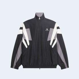 발렌시아가 스포티 B 트랙 자켓 블랙