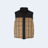 버버리 체크 패널 리버시블 질레 베스트