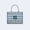 디올 Miss dior Allover 북 토트 미디엄 백 블루