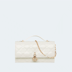 디올 My Dior 라떼 페이턴트 미니 백