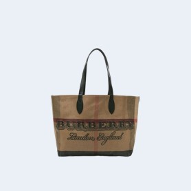 버버리 두들 캔버스 리버시블백