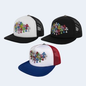 크롬하츠 멀티 컬러 크로스 메쉬 트러커햇 (3color)