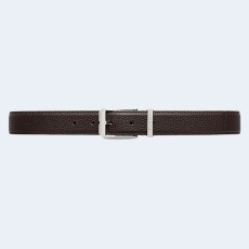 구찌 직사각형 버클 벨트 브라운 30mm