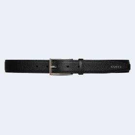 구찌 직사각형 버클 벨트 블랙 30mm