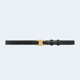 셀린느 스몰 트리옹프 벨트 블랙 18mm