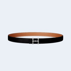 에르메스 H 트위스트 리버서블 브라운 벨트 24mm