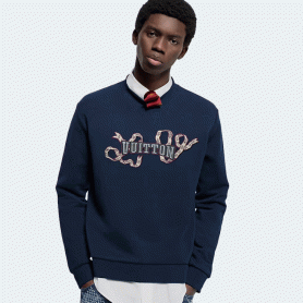 루이비통 엠브로이더드 코튼 크루넥 1AGJXZ