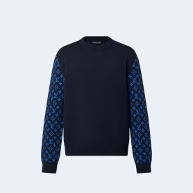 루이비통 모노그램 믹스 캐시미어 크루넥 1AATLS