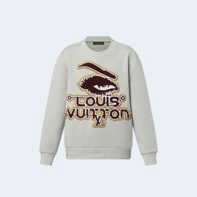 루이비통 엠브로이더드 코튼 스웨트셔츠