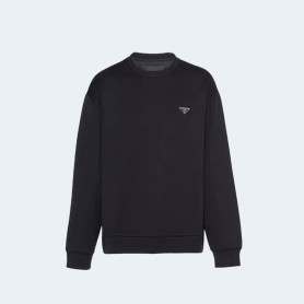 프라다 테크니컬 코튼 스웨트셔츠