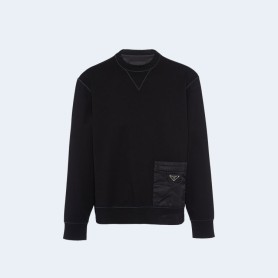 프라다 패브릭 테크니컬 스웨트 셔츠