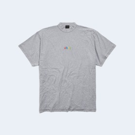 발렌시아가 이베이 인사이드 아웃 오버사이즈 티셔츠 그레이 & 실버