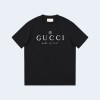 구찌 오리지널 로고 블랙 티셔츠