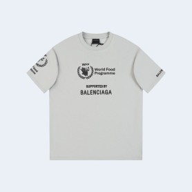 발렌시아가 푸드플렌 패치워크 티셔츠 그레이