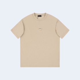 프라다 유니 삼각로고 티셔츠 베이지