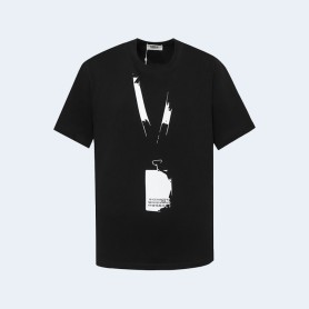 메종 마르지엘라 백 스테이지 패스 티셔츠 블랙