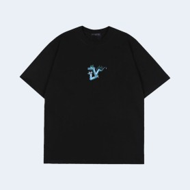 루이비통 루즈 더블 얀 티셔츠 블랙