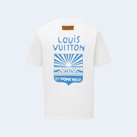 루이비통 러버스 로고 티셔츠 화이트