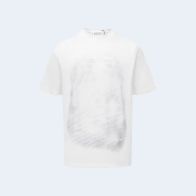 메종 마르지엘라 브라이드 워싱 로고 티셔츠 화이트