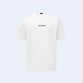 발렌시아가 클래식 로고 티셔츠 화이트