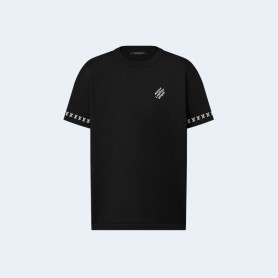 루이비통 쇼트 슬리브드 코튼 크루넥 티셔츠 1AFQSH