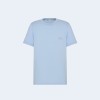 디올 아이콘 블루 씨 아일랜드 코튼 저지 티셔츠