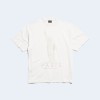 발렌시아가 파리 리버티 미디엄 핏 티셔츠 오프 화이트