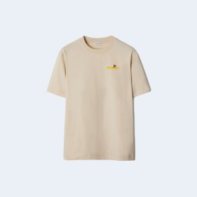 버버리 Bee 로고 코튼 티셔츠 베이지