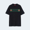 구찌 프린트 코튼 저지 티셔츠 2color (black) (white)