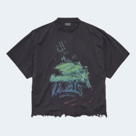 발렌시아가 diy 임프린트 티셔츠