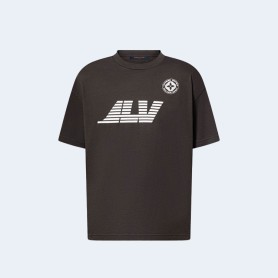 루이비통 워시드 프린티드 코튼 티셔츠