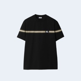 버버리 스트라이프 코튼 티셔츠